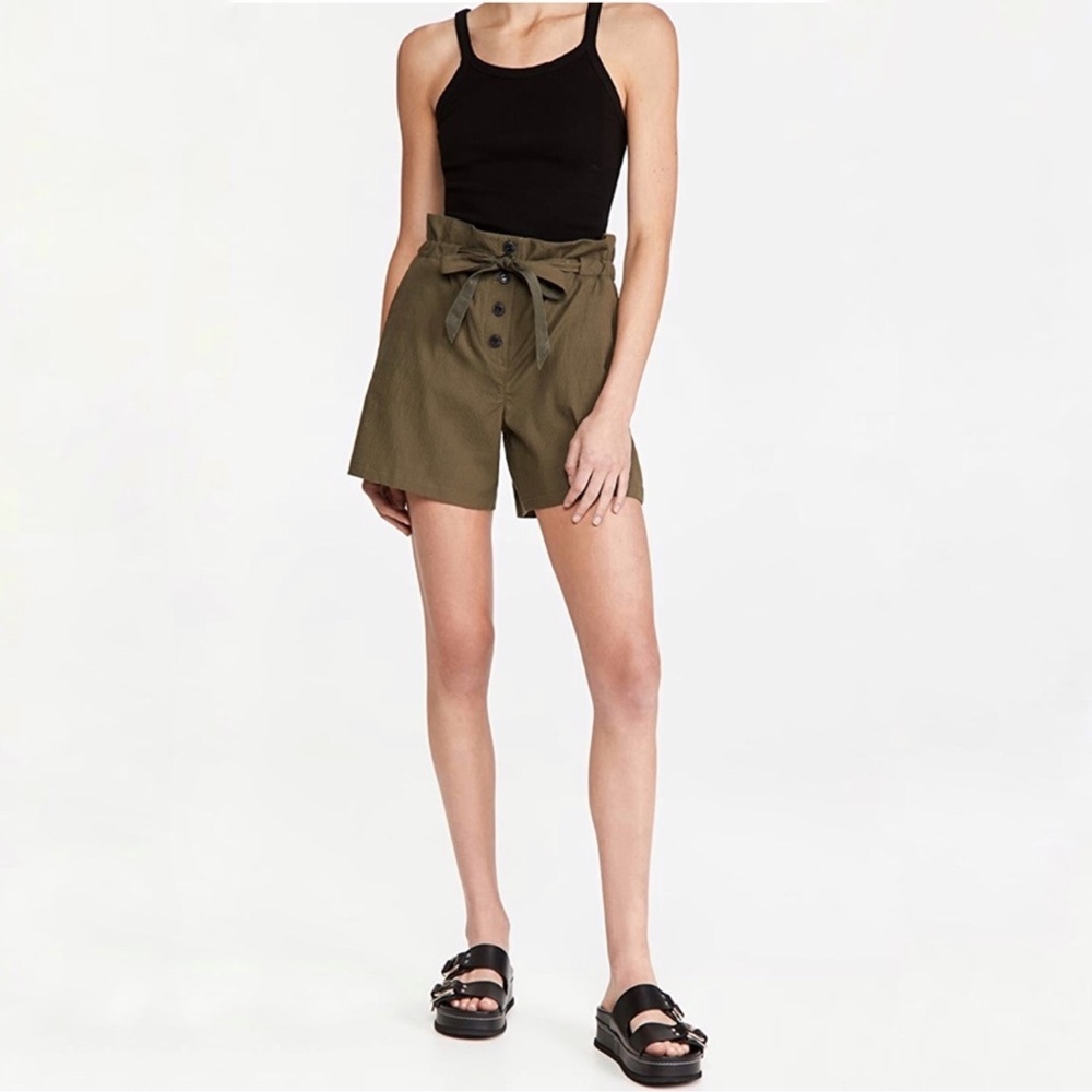 Rag & Bone Camille Seersucker Shorts